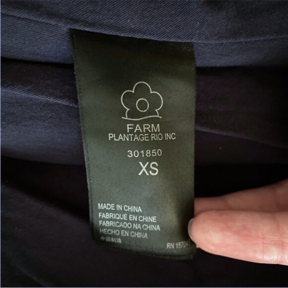 NEW Farm Rio Tapestry Scarf Blue Mini Skirt XS - Picture 15 of 17